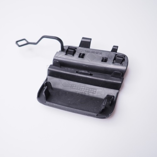Tapa de gancho de remolque para parachoques trasero para Mercedes Clase C W205 AMG 15-18 negro obsidiana 197 - Imagen 10 de 10