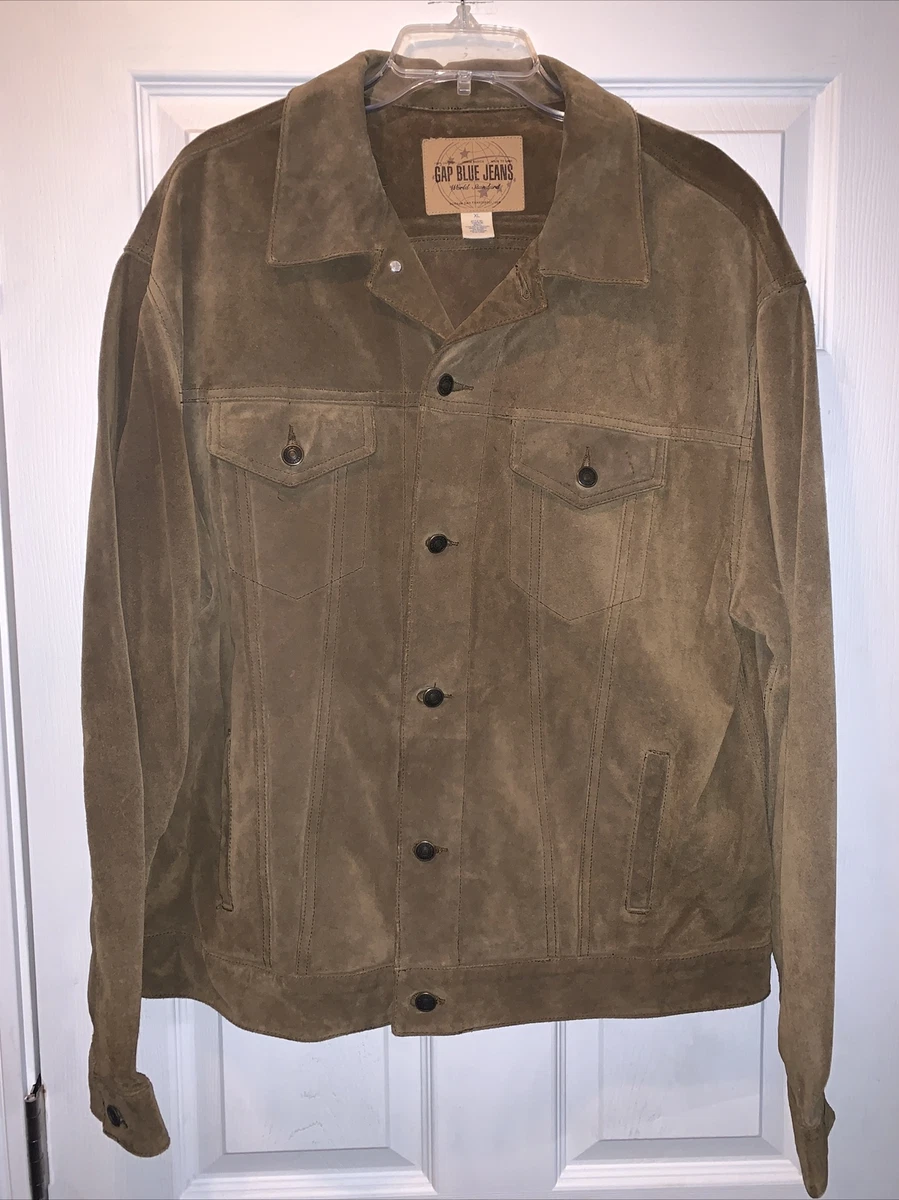 Gap suede best sale jacket