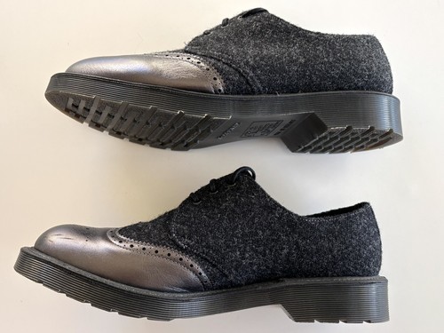 Dr. Martens England 15434045 Scarpa Dannon Nera Punta alare Uomo - Taglia 9 US - Foto 7 di 11