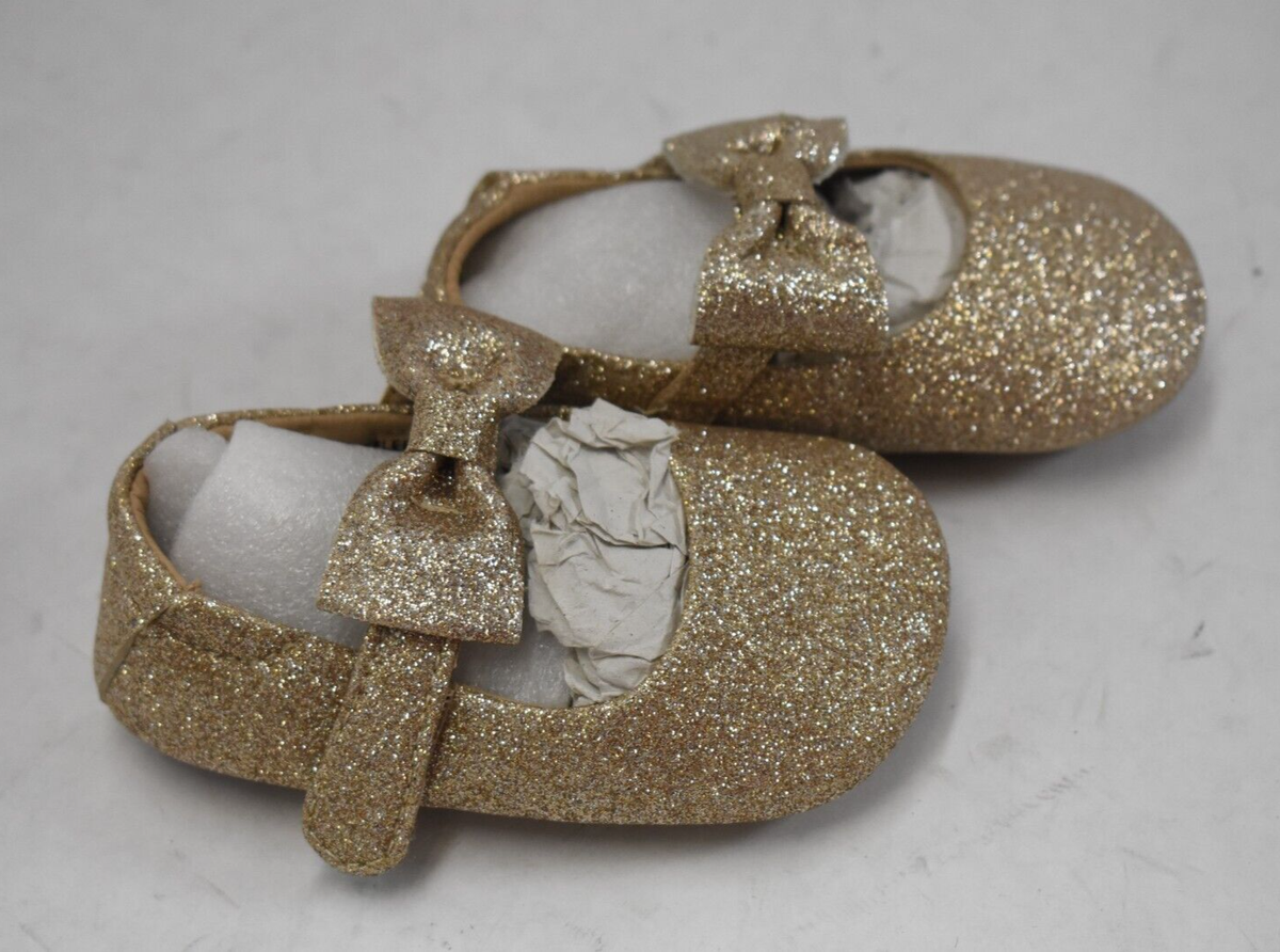 slim fit dress slacks Toddler Girls' Gold Ballerina Flats – Sara's Children's Boutique