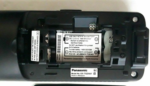 Panasonic KX-TGEA61B Bezprzewodowy zestaw rozszerzający z identyfikatorem dzwoniącego KX-TGEA61 - Zdjęcie 3 z 3
