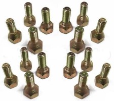 Set 16 Schrauben Bolzen Rad Festsetzung Stahlfelgen für Fiat 500 R 126