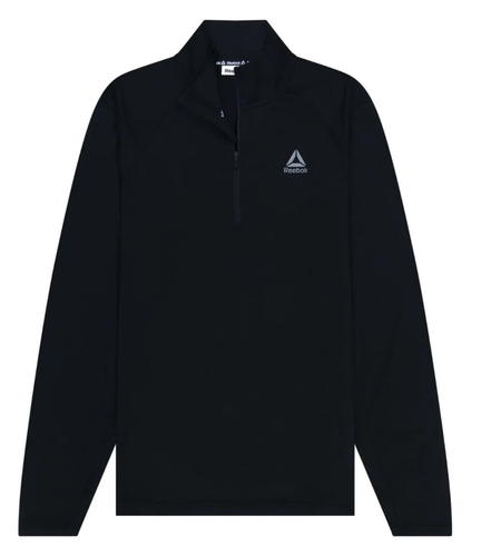 Reebok Mens Trail Quarter Zip Active Pullover shirt Size M, (38-40) Machine Wash