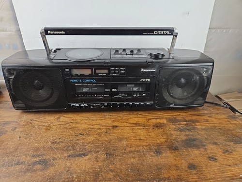Panasonic RX-FD75 Stereo Boombox Dual Cassette Recorder CD PARTS/REPAIR READ DIS - Picture 14 of 24