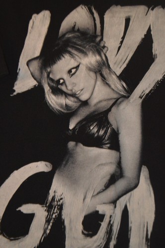 TULTEX LADY GAGA T SHIRT RITRATTO BIANCO E NERO ADULTO S DIPINTO UOMO - Foto 5 di 8
