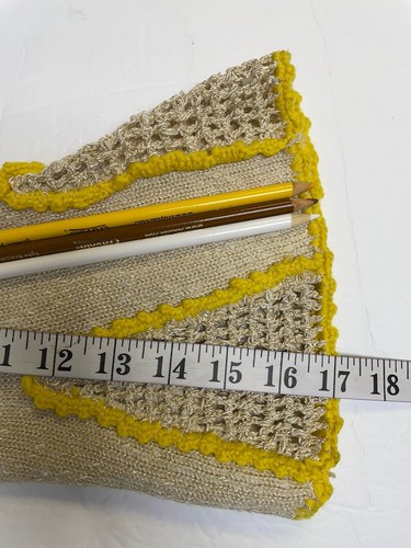 1970s Stuart Mackey California Size M 2 Pc Skirt Set Crochet Elastic Waist Boho - Picture 20 of 21
