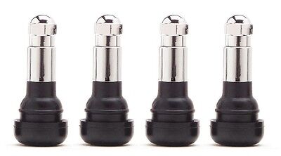 4 Kits TR413C Chrome Purple Color Snap-In Tire Valve Stems Short Black Rubber 4 Kits TR413C Chrome Purple Color Snap-In Tire Valve Stems Short Black Rubber