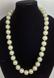 necklace marvella faux pearl chunky jewelry cabochon