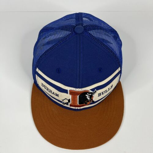 Durham Bulls Hat Cap Mens Snapback Blue Mesh Minor League Baseball - Picture 13 of 16