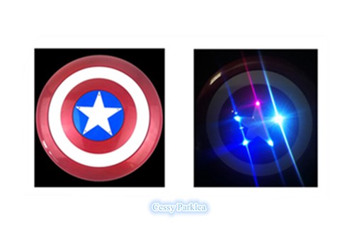 H-K4-1 43cm Captain America Toy Shield LED Light Voice Weapon Costume Accessory - Picture 2 of 6