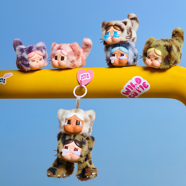 Authentic CRYBABY Wild But Cutle Series Vinyl Plush Pendant