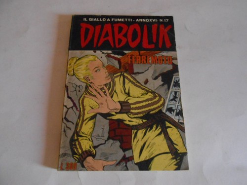 DIABOLIK-anno XVI n.17 TERREMOTO-ed.ASTORINA 1977 - Foto 1 di 3