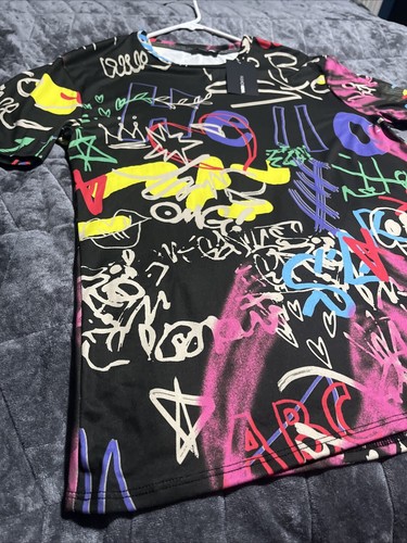 Mode Nova Graffiti Kunst Tunika Top/Shirt S - Bild 5 von 8