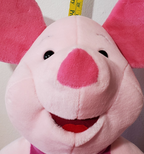 Disney Winnie Puuh FERKEL groß Plüsch: Mattel Arco Toys ~ 19 Zoll sitzend - Bild 2 von 6
