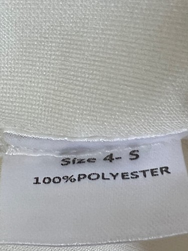 Damen schwarz Tie Leanne Kleid MidI Größe 4/S weiß neu mit Etikett - Bild 11 von 12