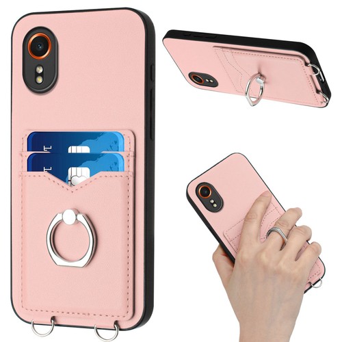 For Various Phone Card Pocket Leather Wallet Case Ring Holder Cover ShockProof - Zdjęcie 14 z 14