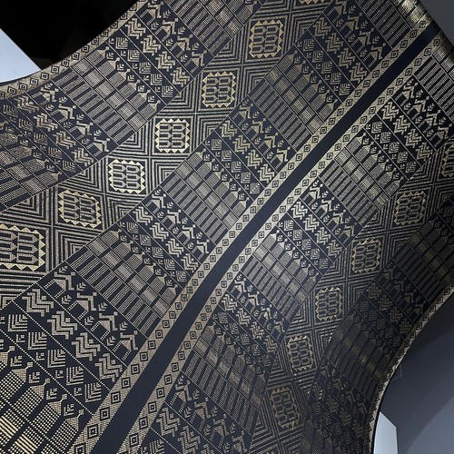 1920's Faux Assuit Foil print Milk Fiber elastic force clothing fabric material - Picture 46 of 195