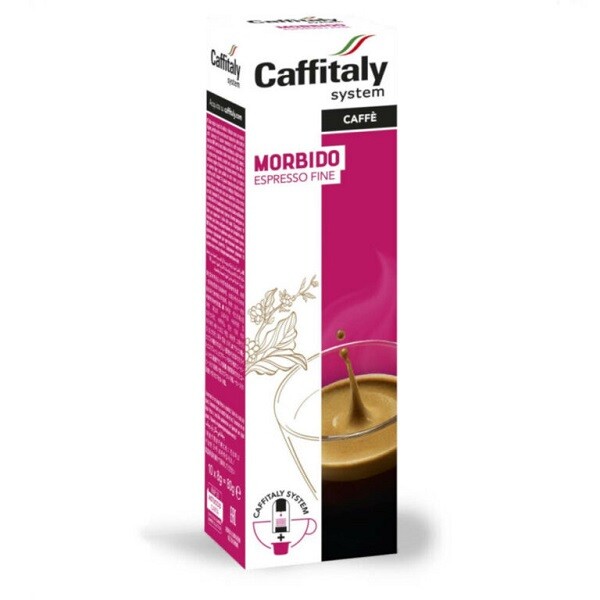 Caffè Caffitaly Ècaffè MORBIDO 10 Capsule Cialde - 100% Originale
