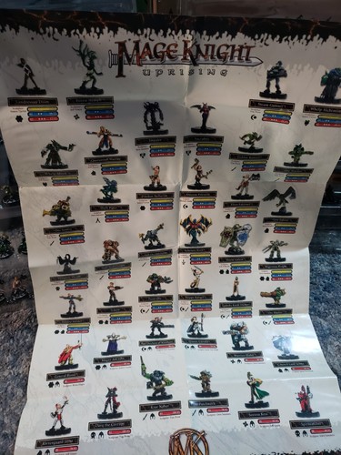 Juego de fábrica Mage Knight Uprising EN PLÁSTICO SIN USAR RARO OOP WIZKIDS 100% completo - Imagen 5 de 8