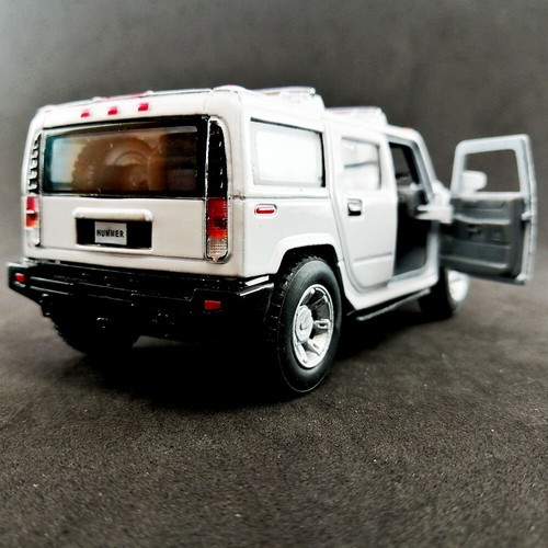 Coche modelo fundido a presión Hummer H2 2008 SUV Kinsmart colección de juguetes 1:40 coleccionable 2 - Imagen 46 de 48