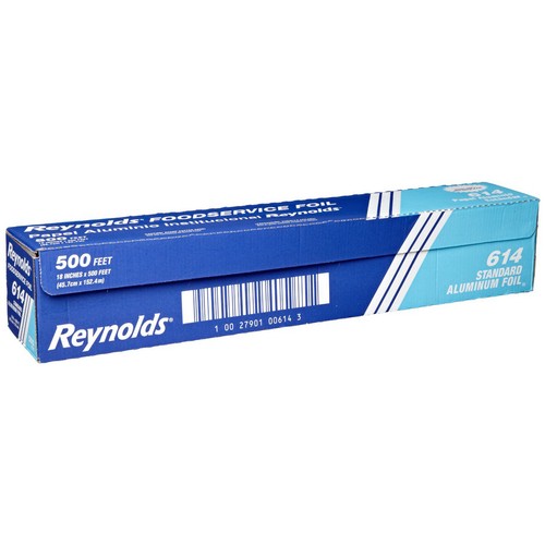 Pactiv Reynolds Economy Aluminum Foil Roll Silver 500/' L x 18/" W1//Case