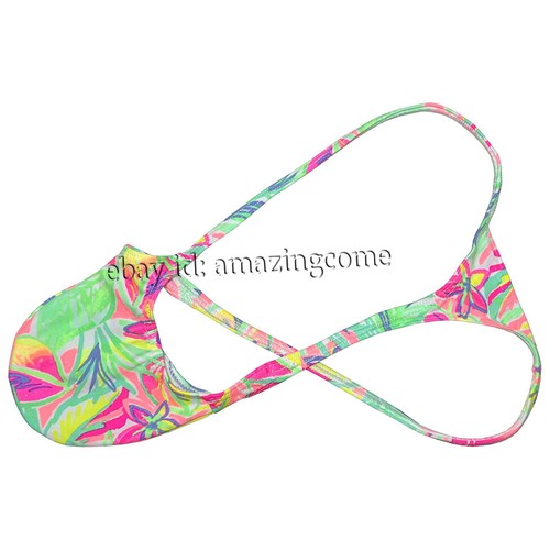 Men's String T-back Printed Underwear Enhancing Bulge Male Tiny Slip Swim Thong - Picture 15 of 54