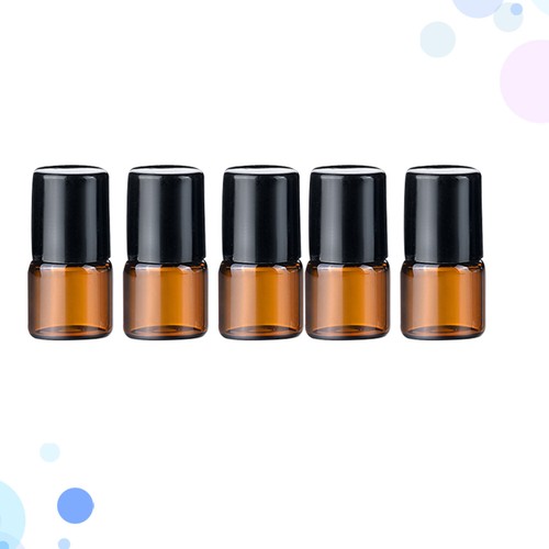 5 PCS Essential Oil Roller Bottle Bottles Dispensing Glass - Picture 2 of 11