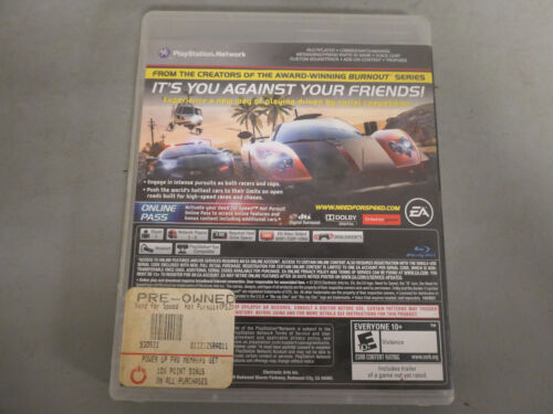 Need for Speed: Hot Pursuit (PS3 PlayStation 3) W/ Manual CIB - Picture 4 of 4