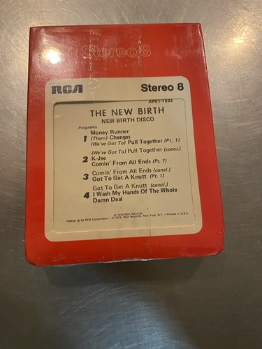 The New Birth Disco SEALED 8 Track Tape 1976 - Picture 2 of 6
