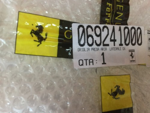 GRIGLIA ASPIRAZIONE FERRARI 599 GTB FIORANO,GTBS,R.H.ALR P/N 69241000 - Foto 3 di 4