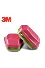3M 60926 Multi Gas/Vapor Cartridge/Filter, P1OO, 1 Package of 2 Cartridges