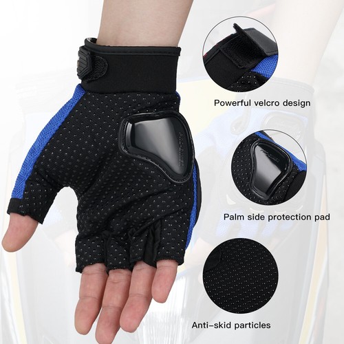 Tactical Gloves Anti-impact Half Finger Combat Gloves Antiskid Fingerless Gloves - Picture 4 of 15