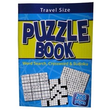 1 x a5 travel puzzle book words search crosswords sudoku answers ebay