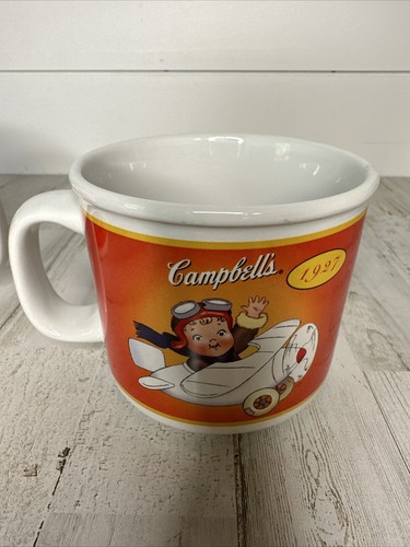Set Of 4 Campbell Kids Soup Mugs 2003 100 Years 31281 31181 31081 31581 no chips - Picture 4 of 11