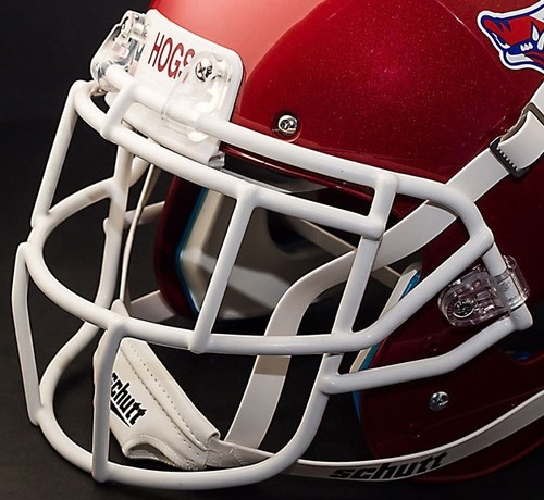 *CUSTOM* ARKANSAS RAZORBACKS NCAA Schutt XP Authentic GAMEDAY Football Helmet - Picture 4 of 4