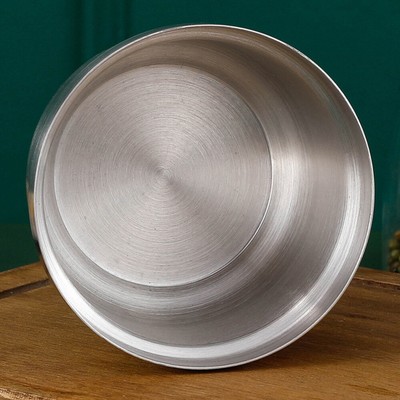  Steamed Egg Bowl Feeding Bowls with Lids Child Toddler Soup Steel