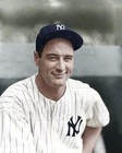 Lou Gehrig Baseball Hall of Fame New York Yankees color photo - I10071