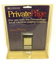 Command Communications Private Pager Wireless Model P01 NOS Sealed Paging System
