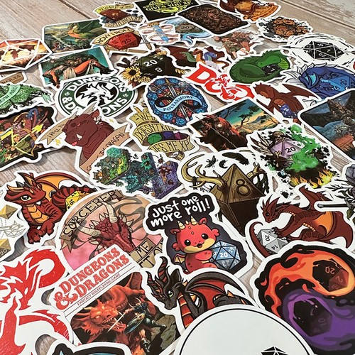 25/50pcs Dungeons and Dragons, D&D Vinyl Stickers Free Shipping* - Picture 5 of 11