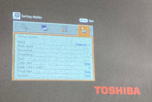 Toshiba TDP-T99 DLP Data Projector ONLY No Accessories No Remote No Case - Picture 5 of 13