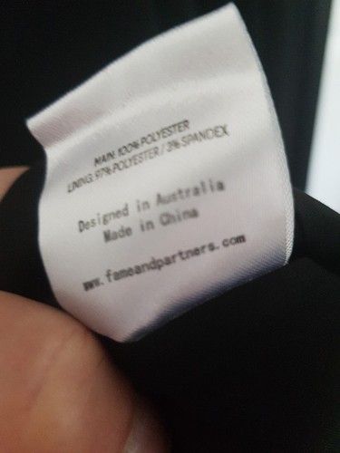 Long Black Dress 10 RRP £95 - Picture 6 of 7