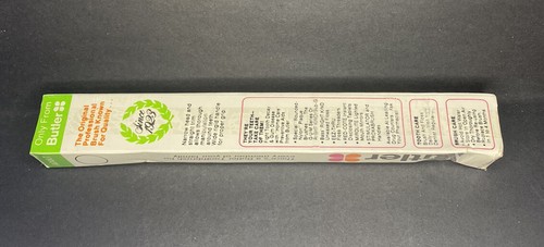 New Sealed Vintage Butler Gum #308 End Tuft Tapered Toothbrush Blue - Picture 2 of 9