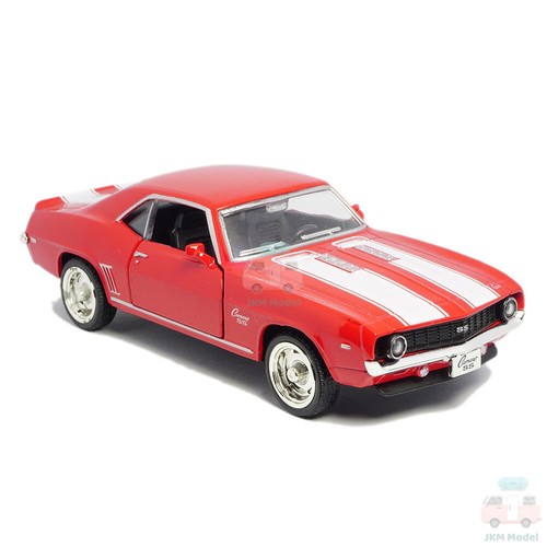1:36 Chevrolet Camaro SS 1969 Model Car Alloy Diecast Toy Vehicle Kids Gift Red - Bild 4 von 12