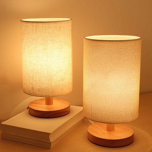 bedside table lamps with night light