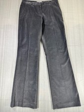 Calvin Klein Womens Gray Flat Front Stretch Pants Size 6 3284