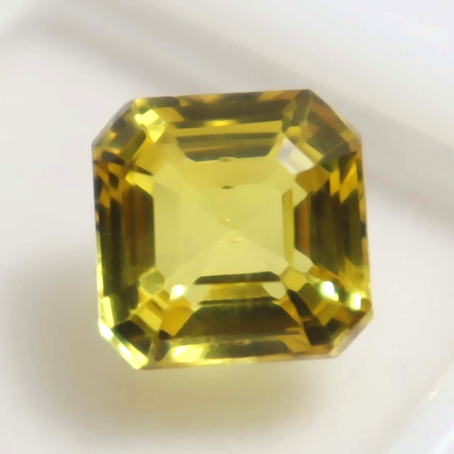 Natural Ceylon Yellow Sapphire Faceted 4.80 Ct Loose Gemstone GIE Certified 757 - Imagen 6 de 7