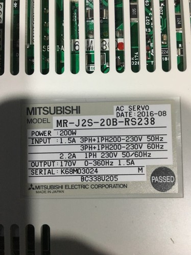 Mitsubishi MR-J2S-20B-RS238 Neu 1 STCK. Servotreiber im Karton Schnellversand - Bild 3 von 4