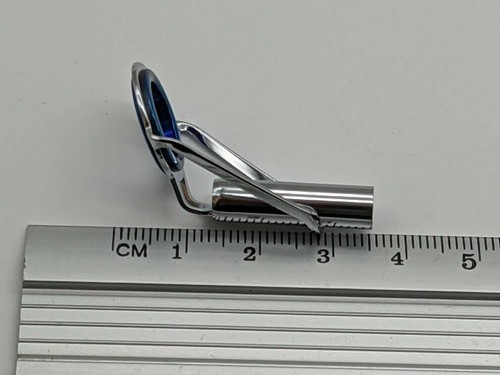 Fishing Rod Tip Eye Top Ring BLUE Liner Guide Replacement Stainless Steel Asstd - Picture 41 of 46