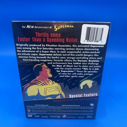 The New Adventures of Superman (DVD, 1966) 2 Disc 36 Episodes New Sealed - Picture 2 of 3