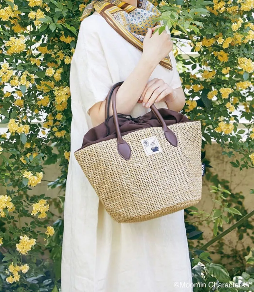 Moomin Purse A Big Basket Bag Natural Ver. Novelty BAG Book